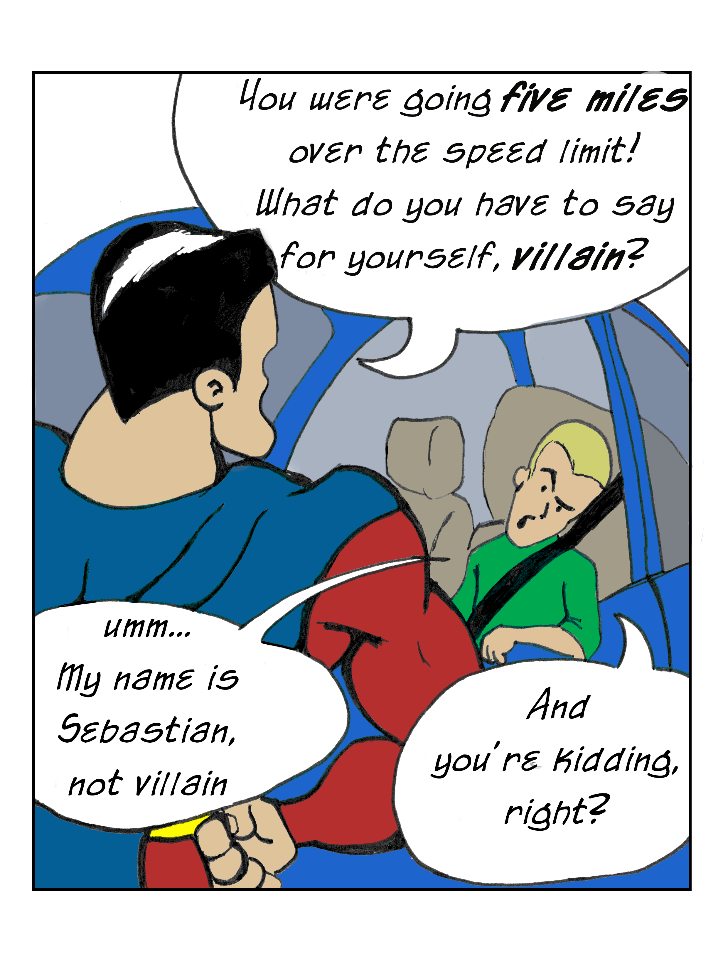 The Gig is up - Panel 1