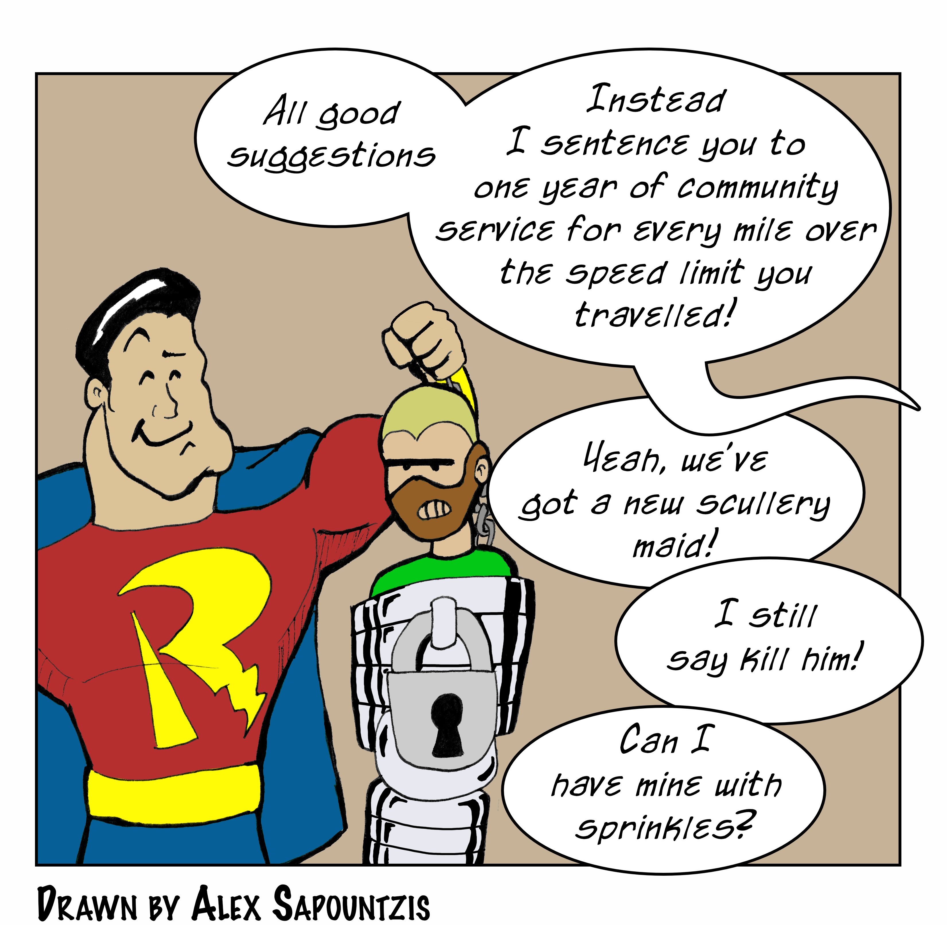 Crime and … - Panel 3