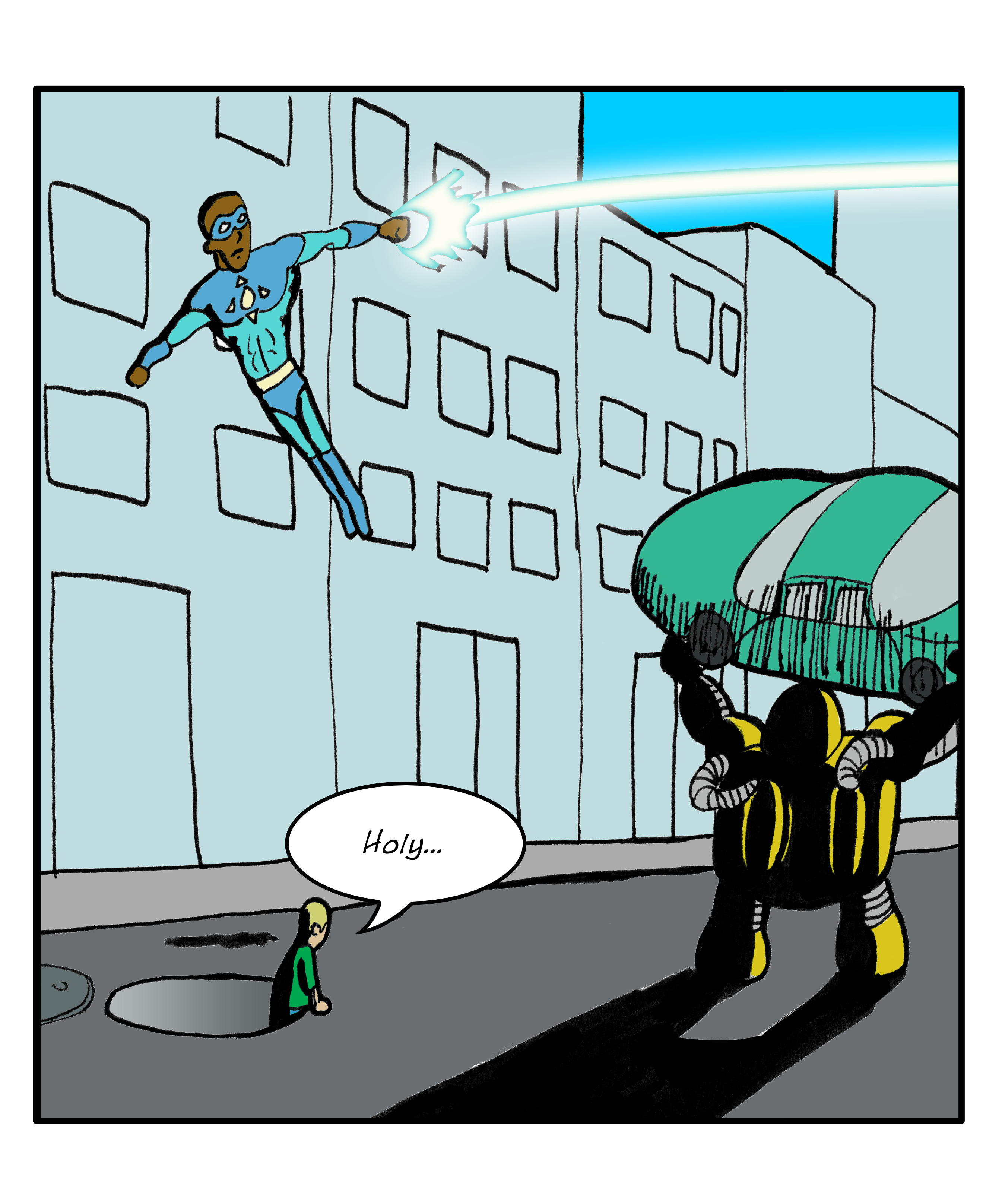 Okay, who left the dimensional portal open again? - Panel 1