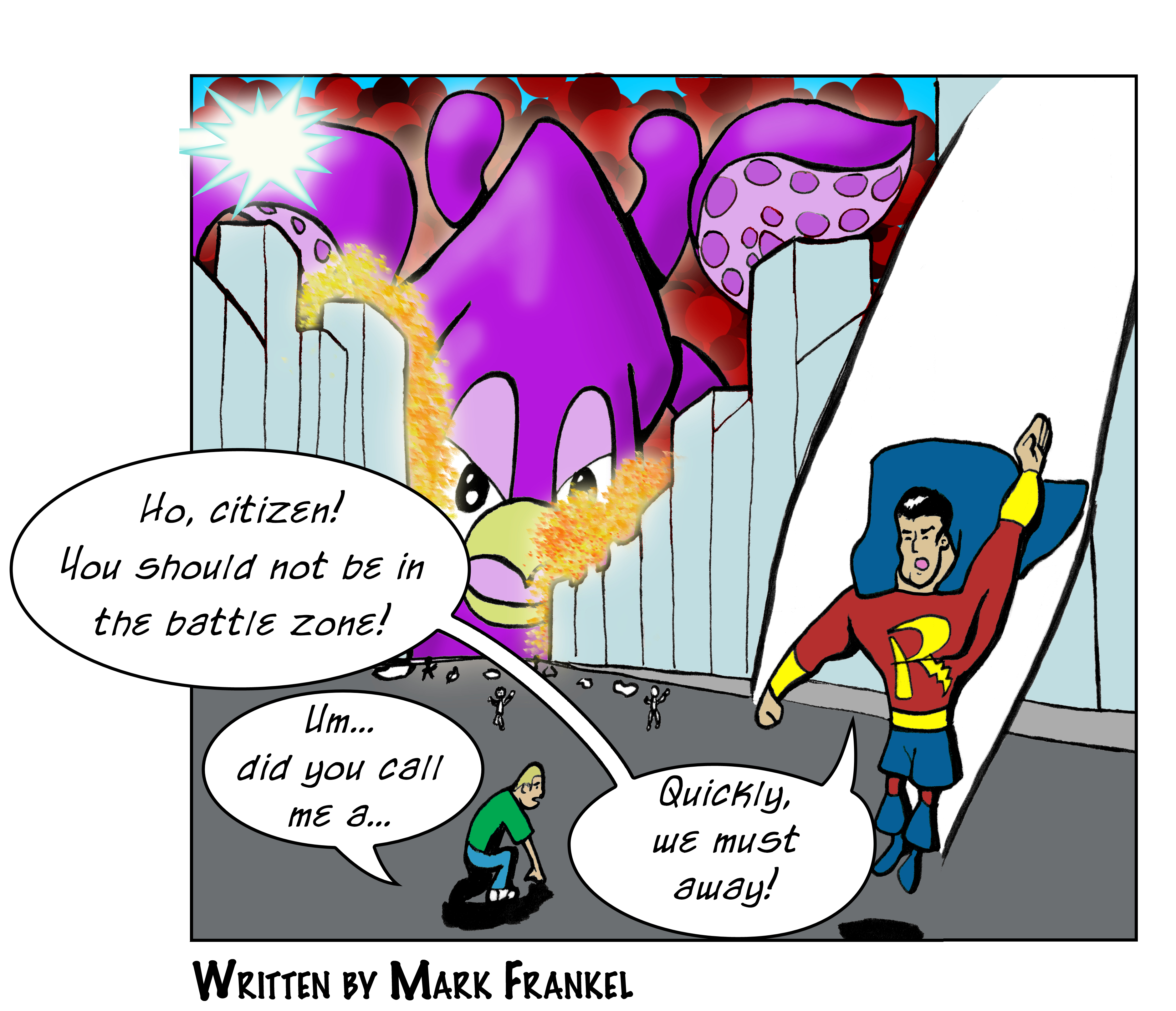 Okay, who left the dimensional portal open again? - Panel 2