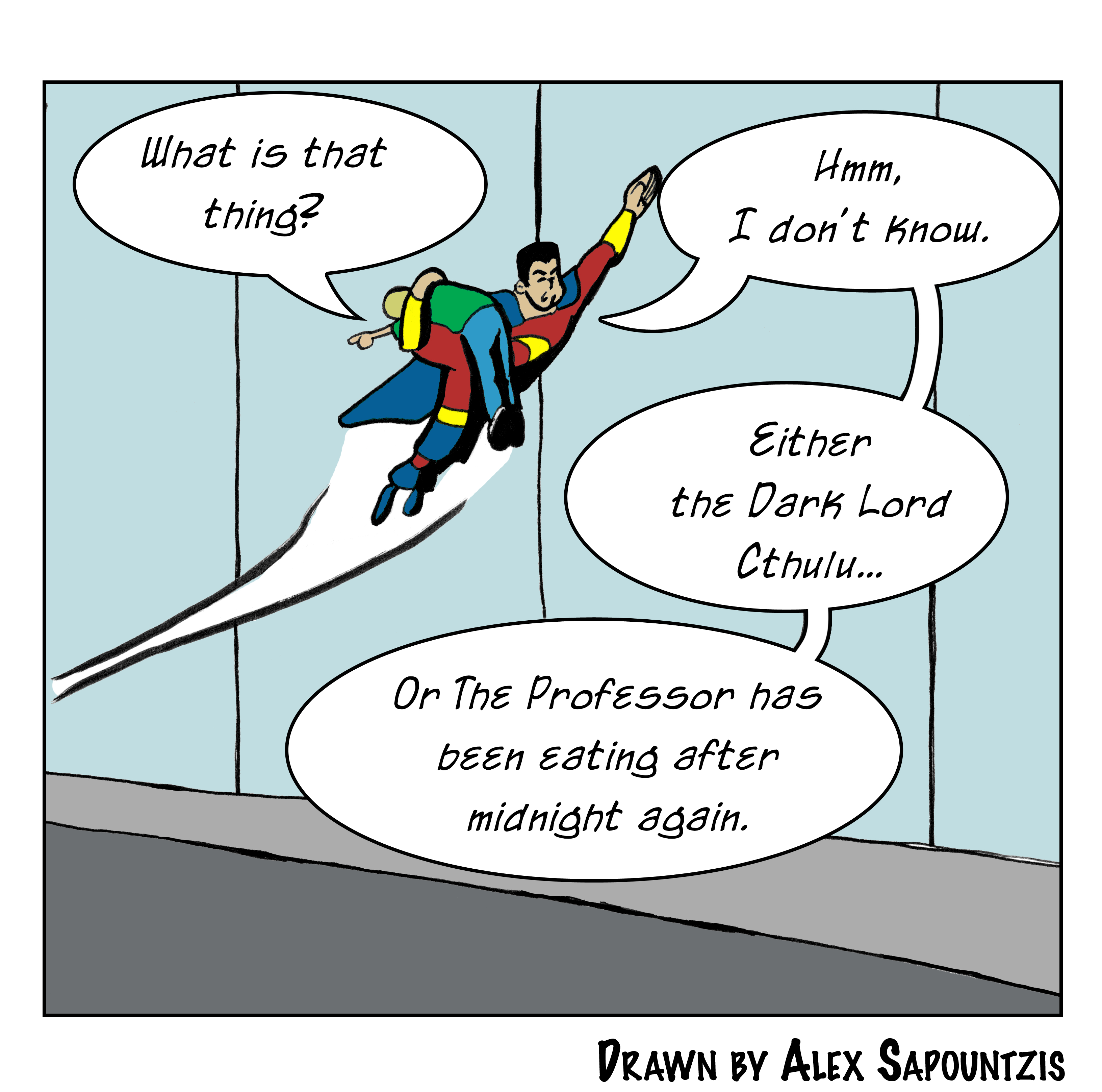 Okay, who left the dimensional portal open again? - Panel 3