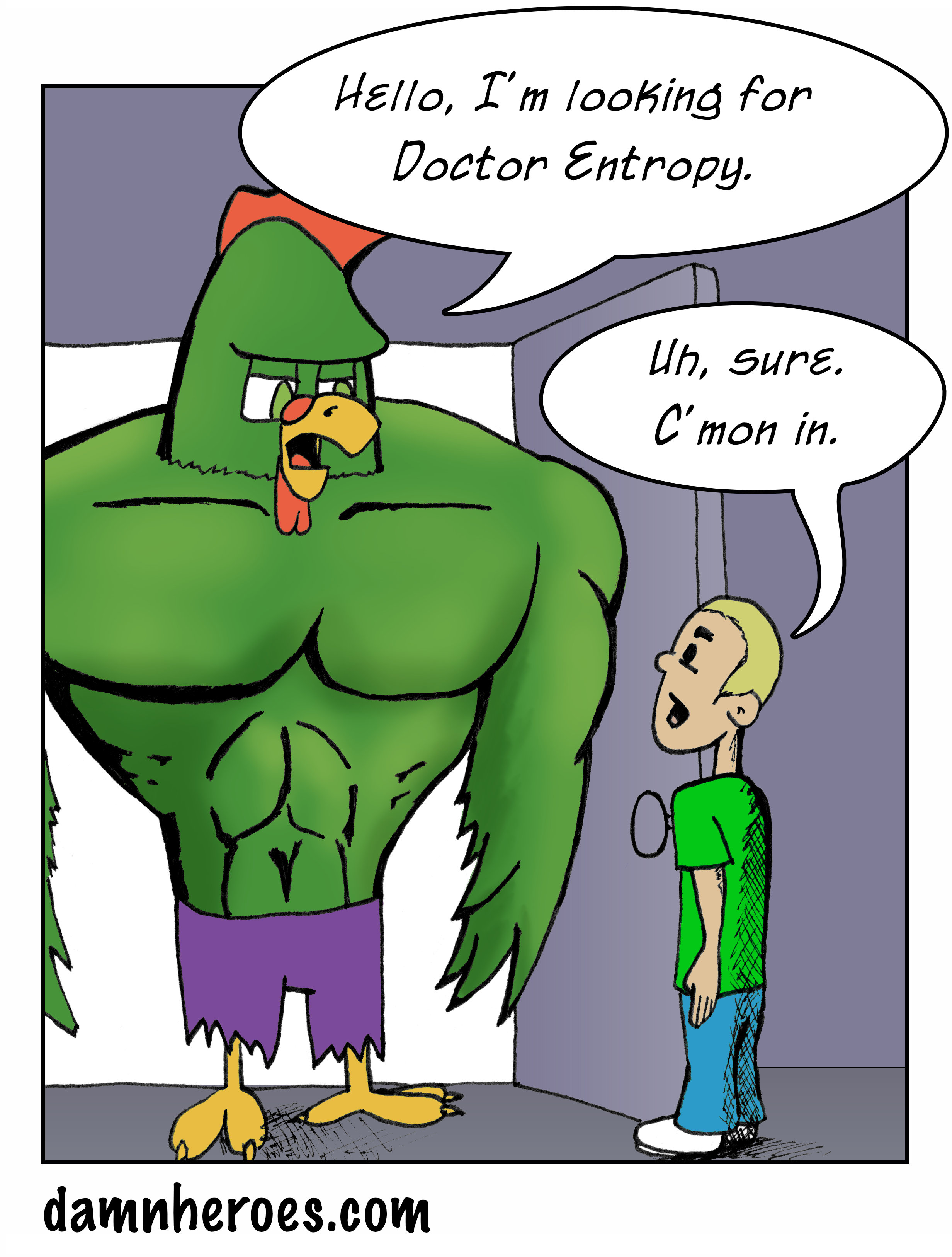 Cluckin' A! - Panel 1