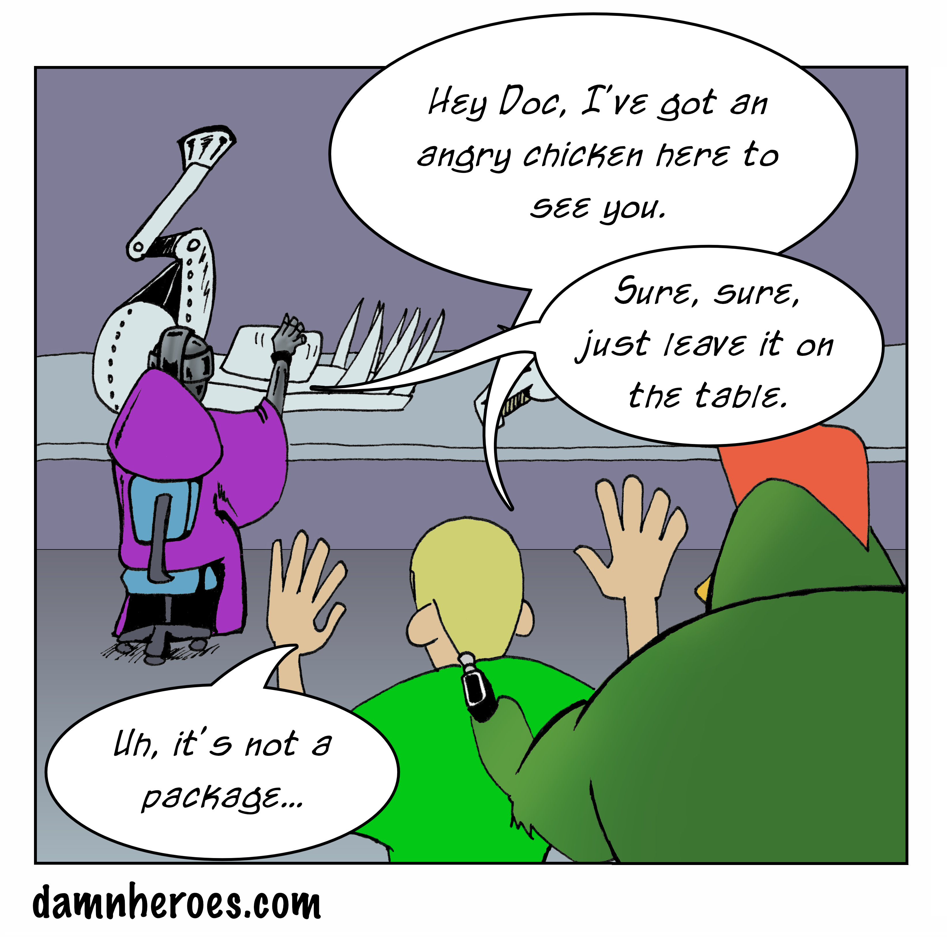 Cluck Shot First! - Panel 1