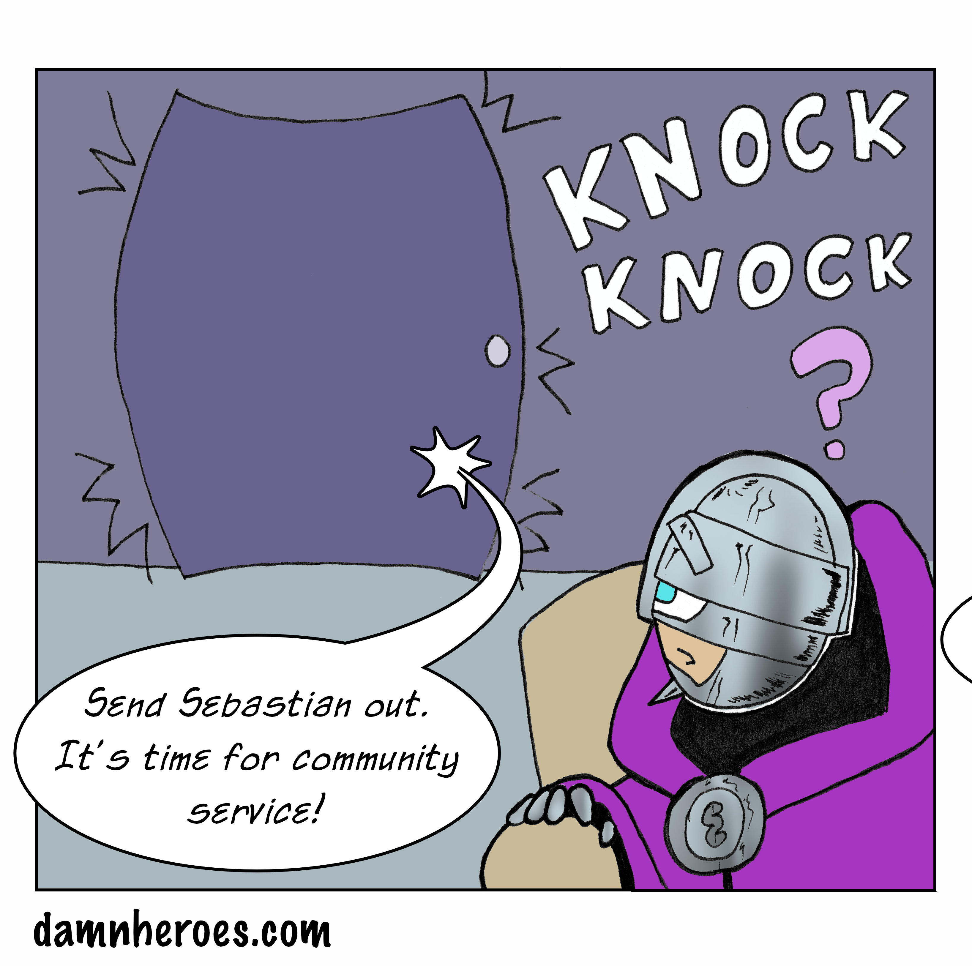 You're Supposed to say `Who's There` - Panel 1