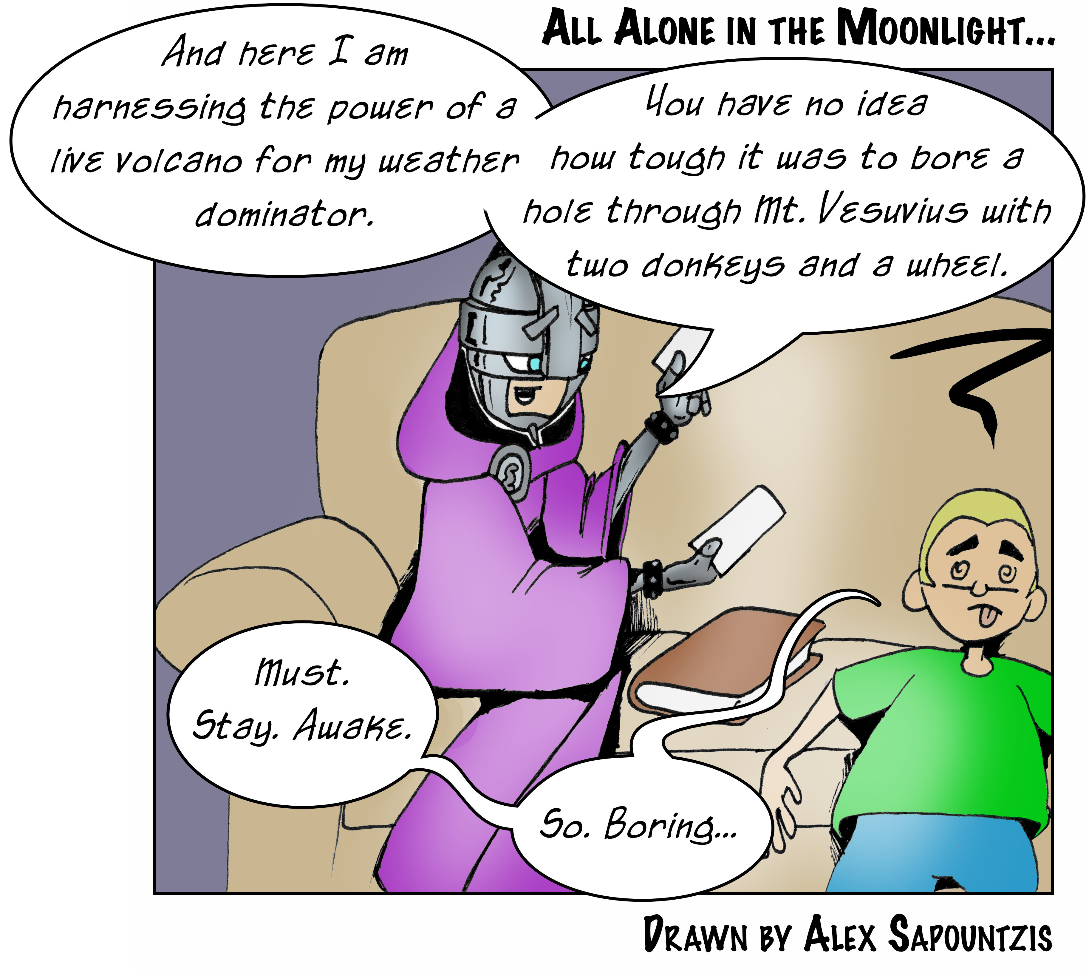 All Alone in the Moonlight - Panel 3