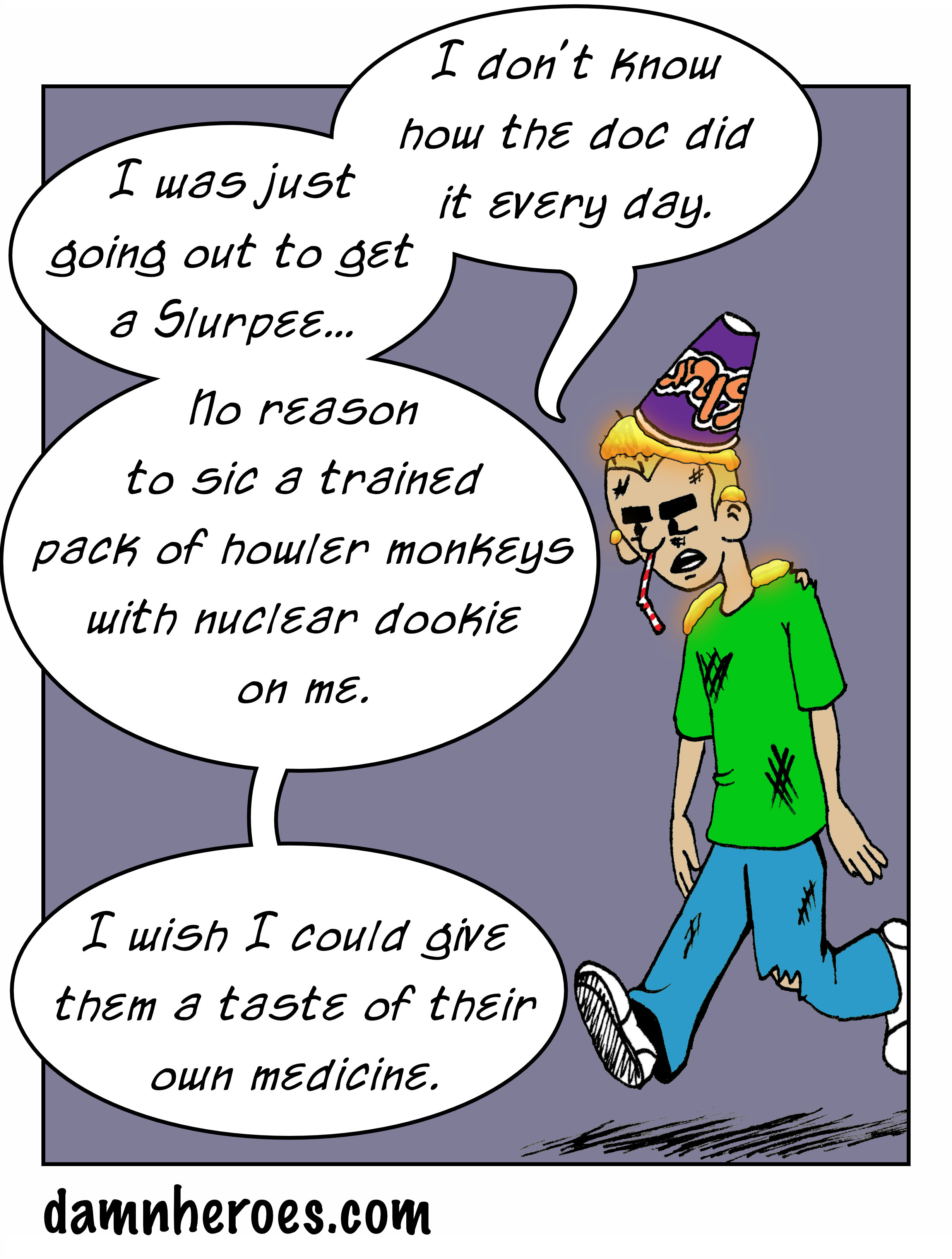 A good man always knows his limitations - Panel 1