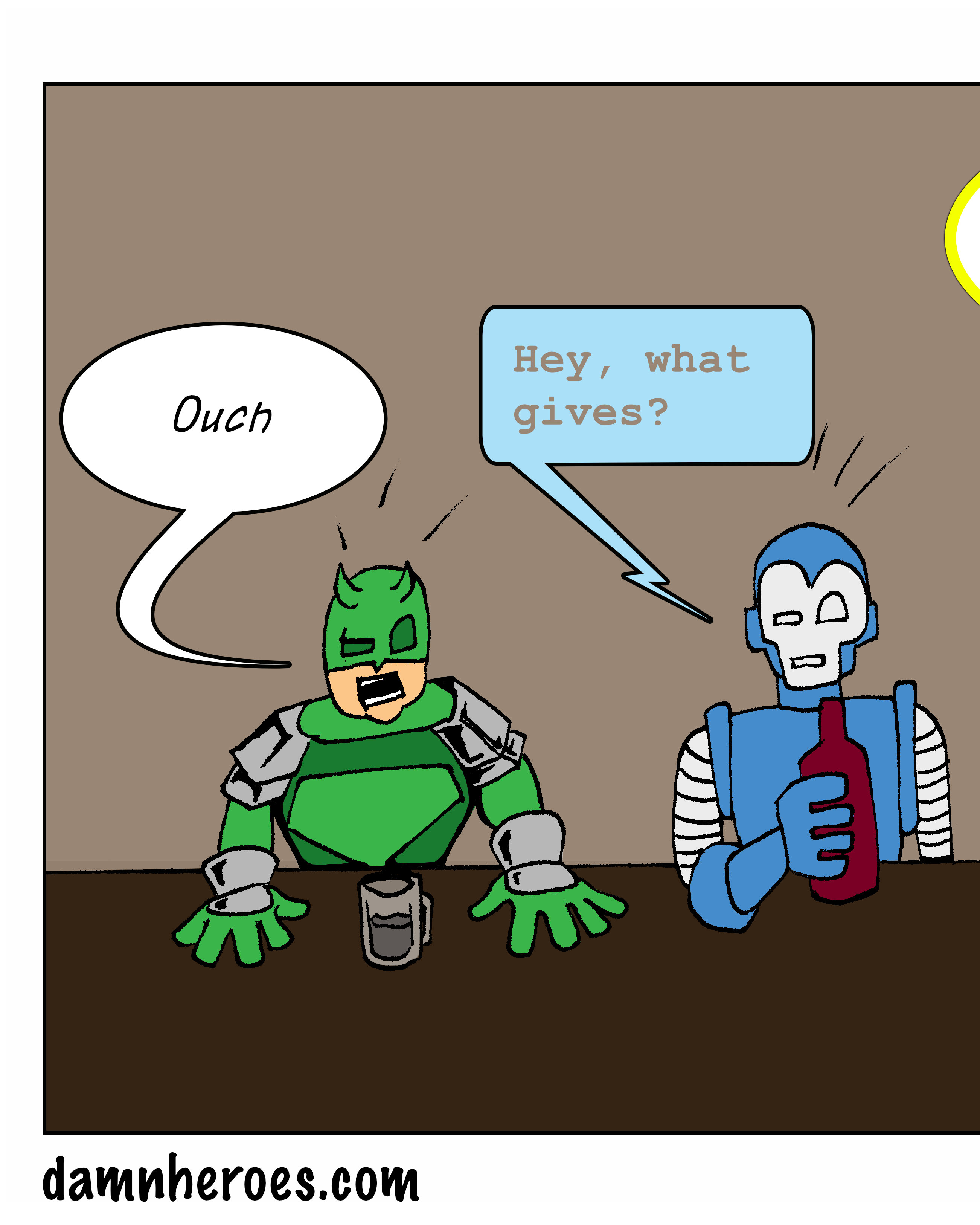 Alcohol Preserves Everything Except Dignity - Panel 1