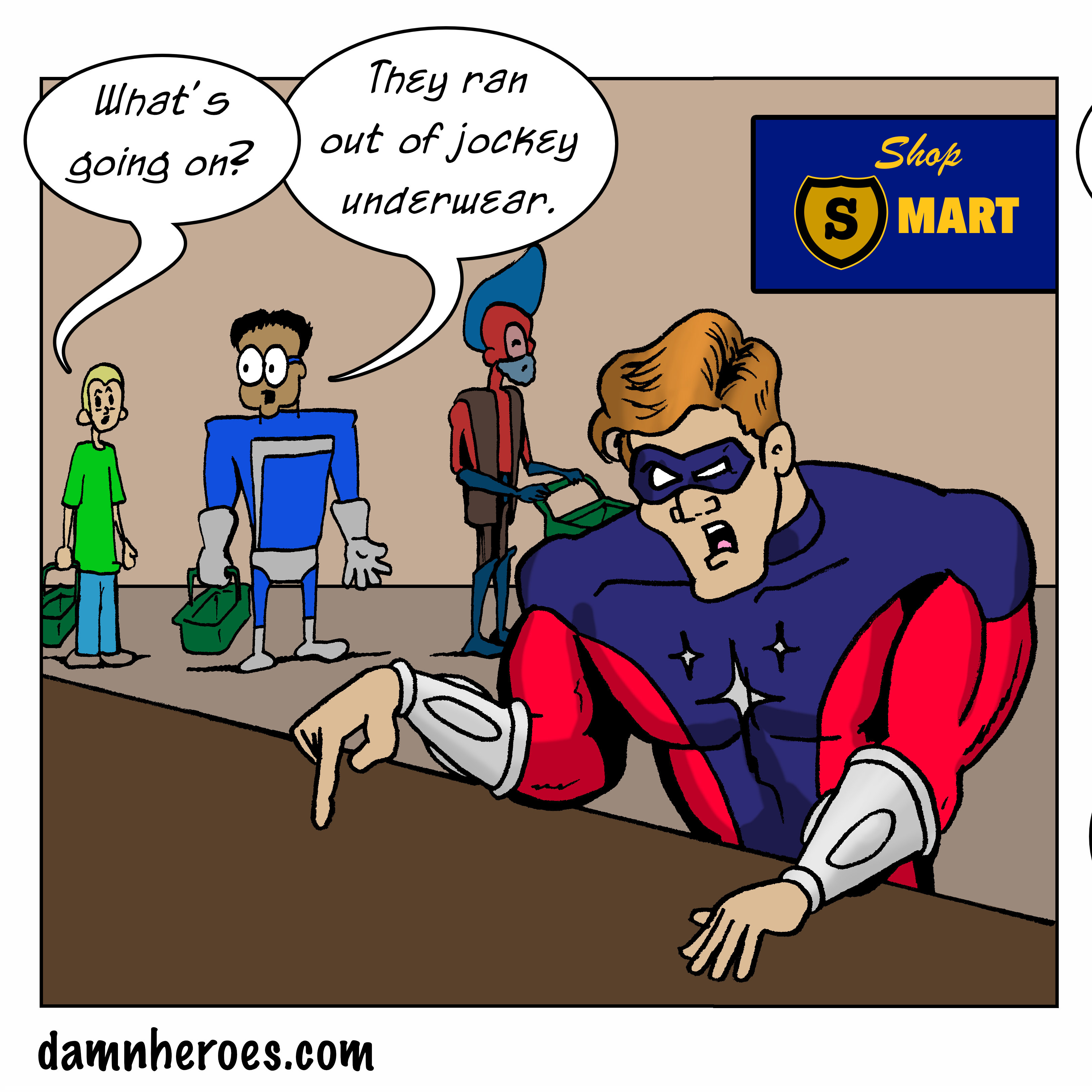 I Didn't Get A Harrumph From That Guy! - Panel 1