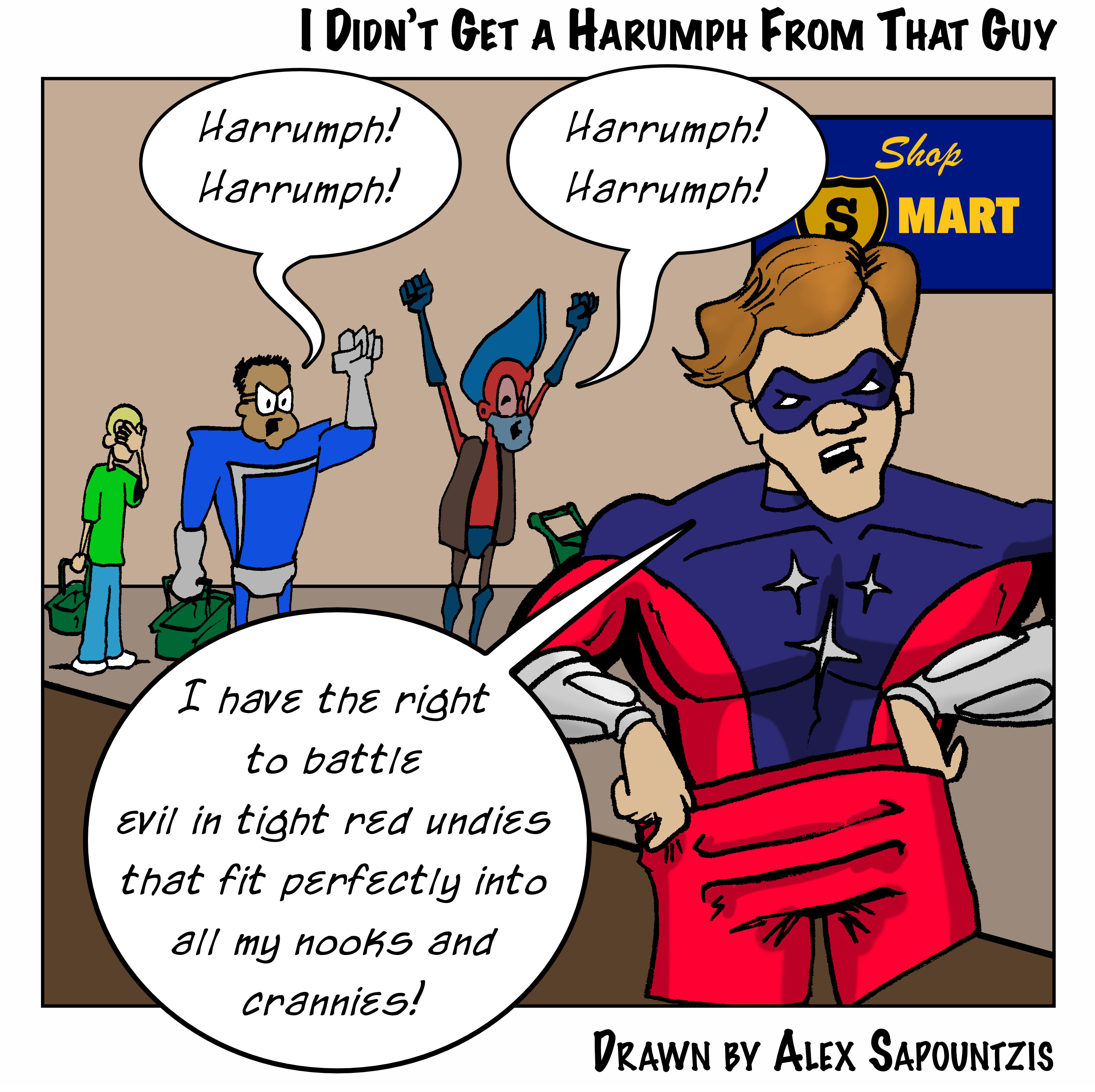 I Didn't Get A Harrumph From That Guy! - Panel 3