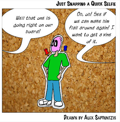 Just Snapping a Quick Selfie - Panel 3