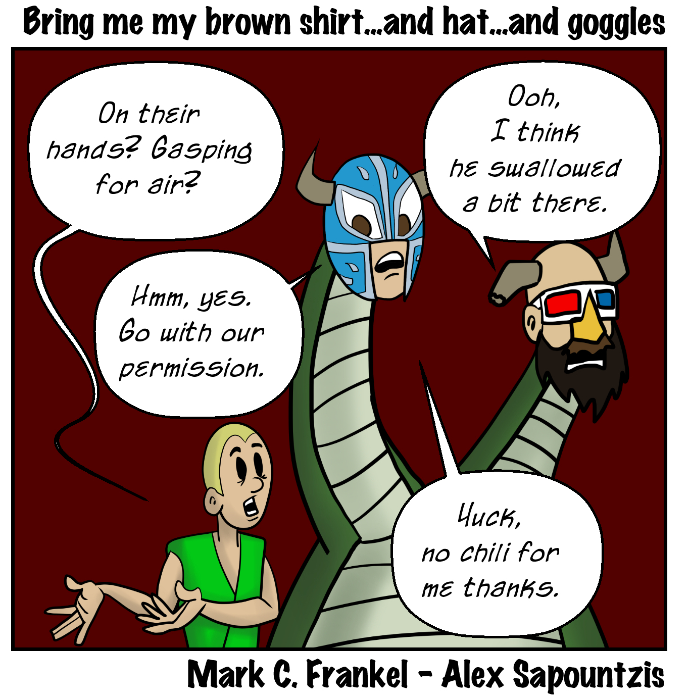 153-bring-me-my-brown-shirt-and-hat-and-goggles - Panel 3