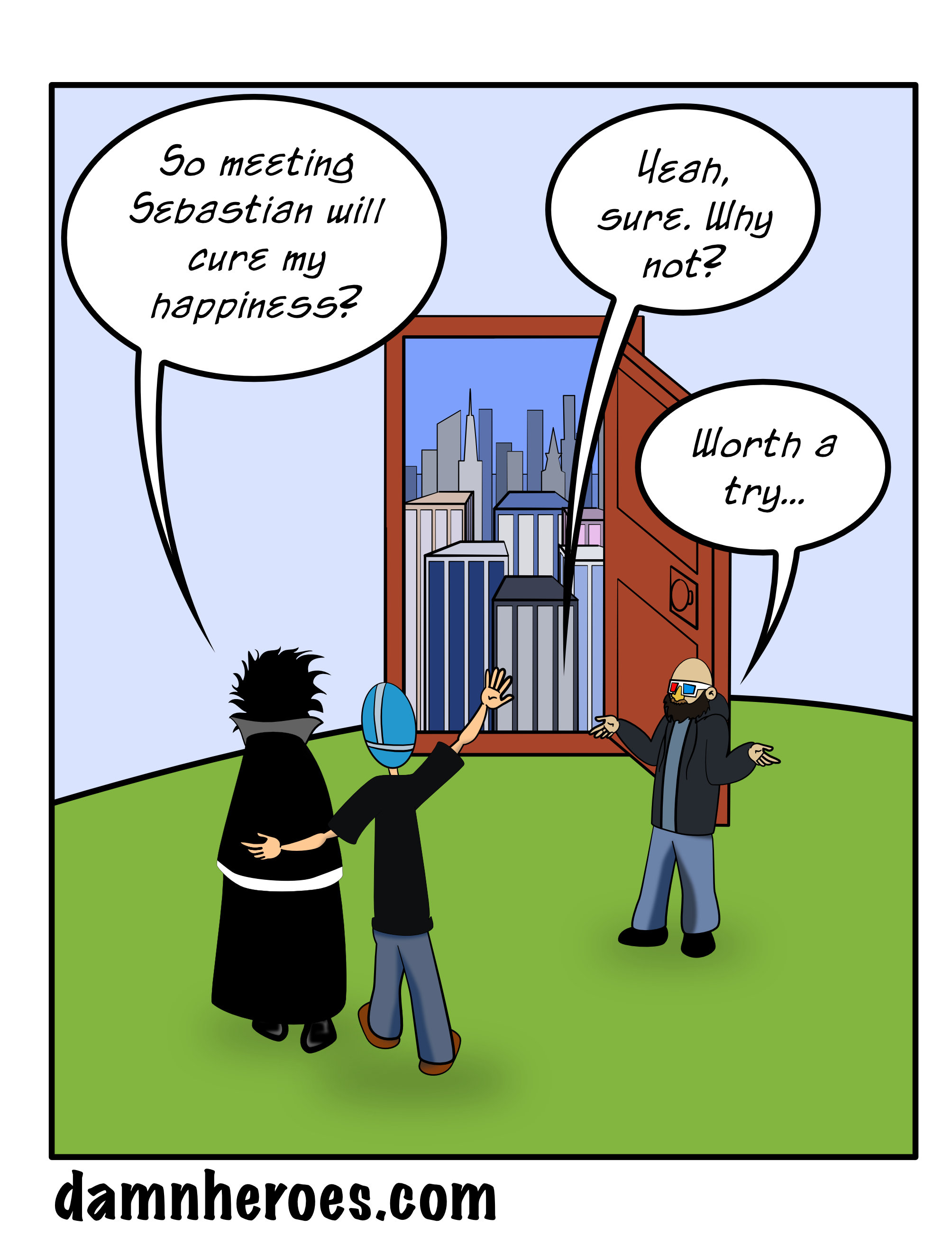 321-a-mime-is-a-terrible-thing-to-waste - Panel 1