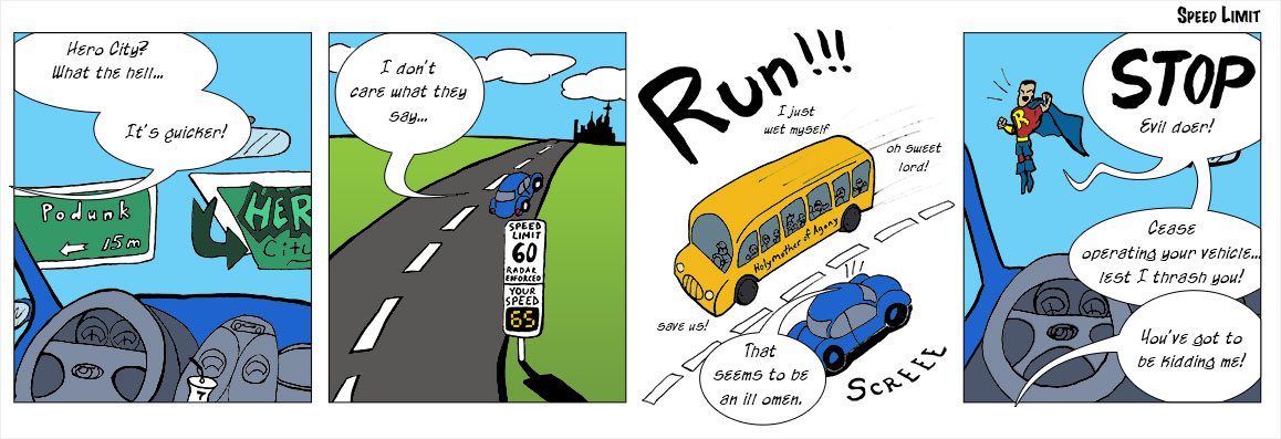 Sebastian is trying to take a short cut but ends up facing the justice at the hands of Captain Rightous