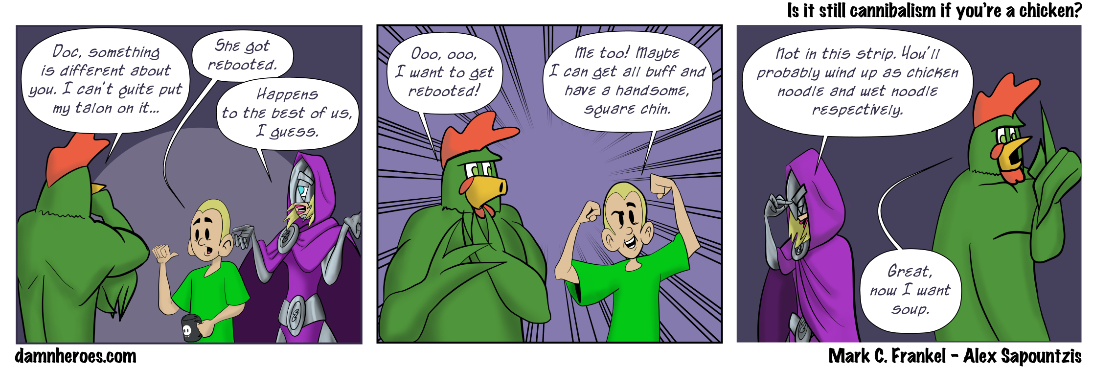 Is it still cannibalism if you’re a chicken?