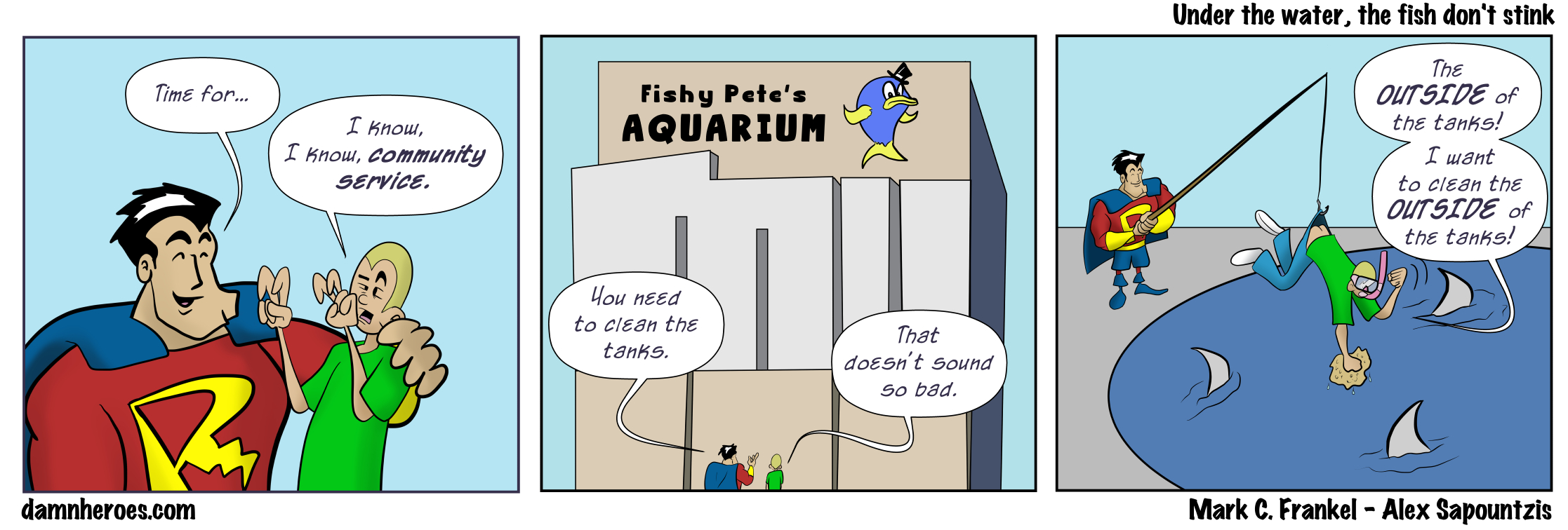 Under the water, the fish don&#8217;t stink