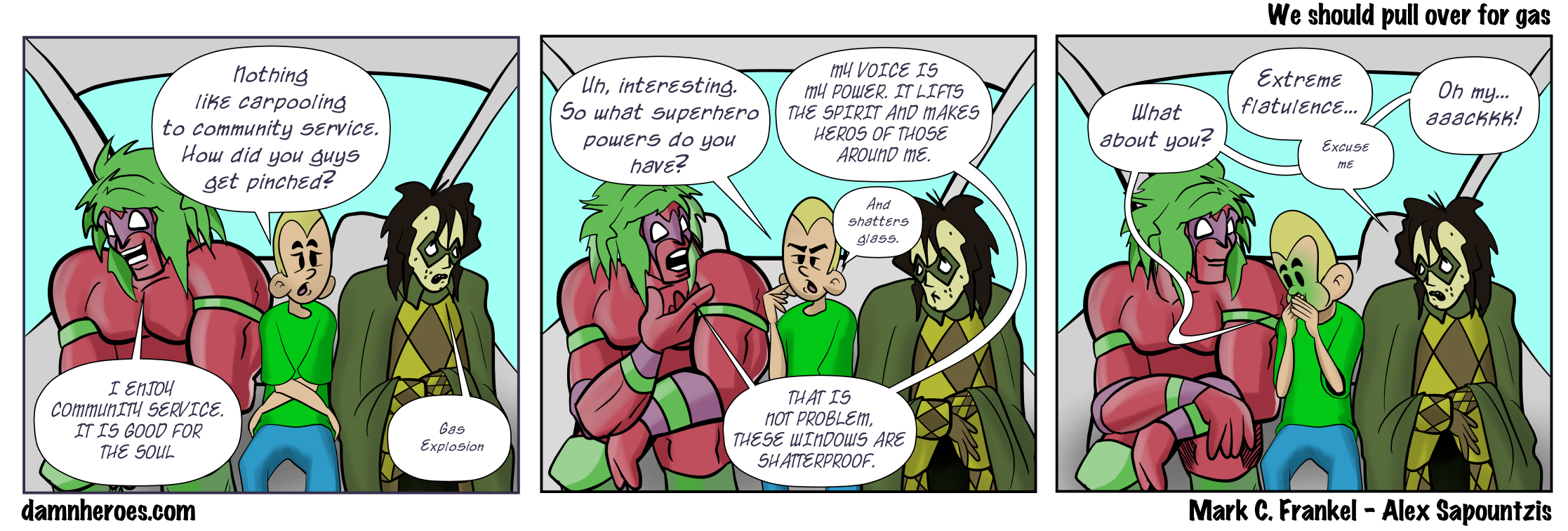 We should pull over for gas