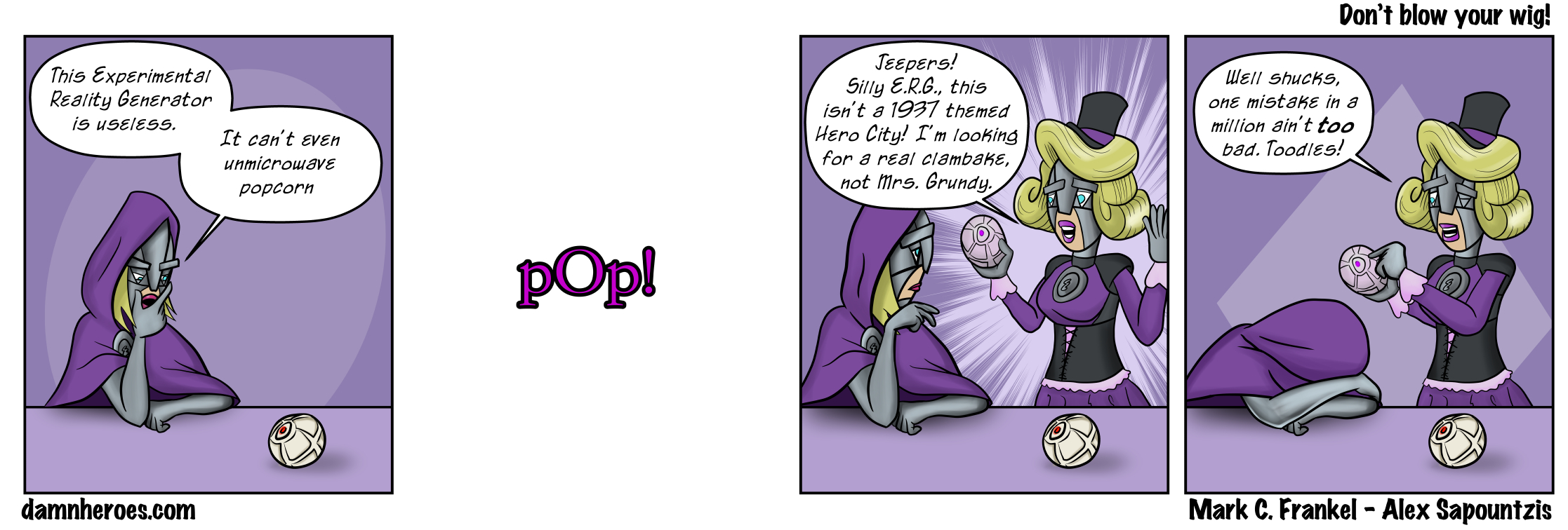 Don’t blow your wig