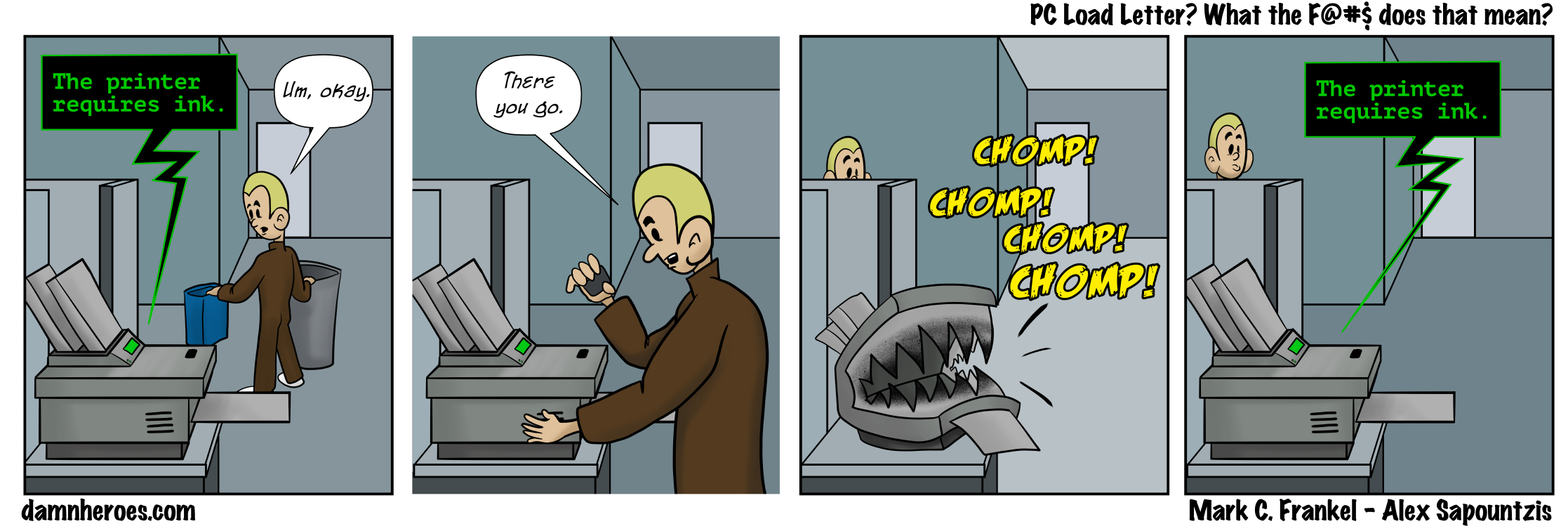 PC Load Letter? What the F@#$ does that mean?