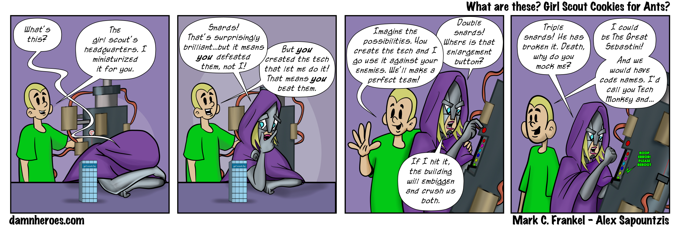 What are these? Girl Scout Cookies for Ants?