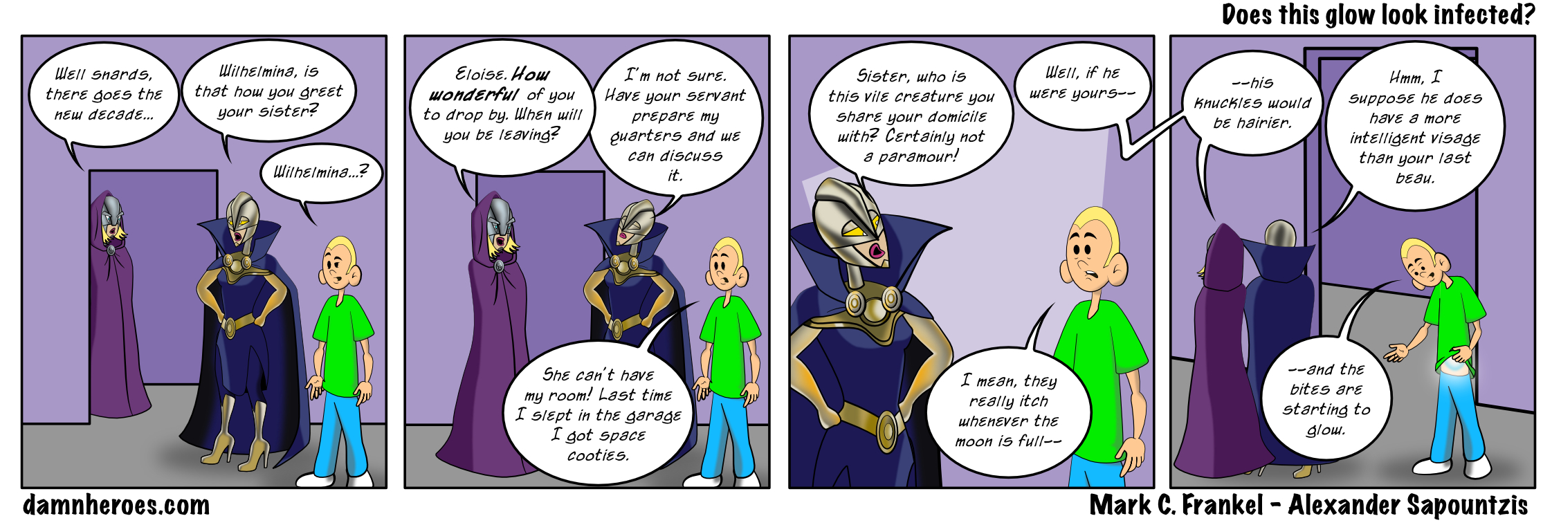 Does this glow look infected?