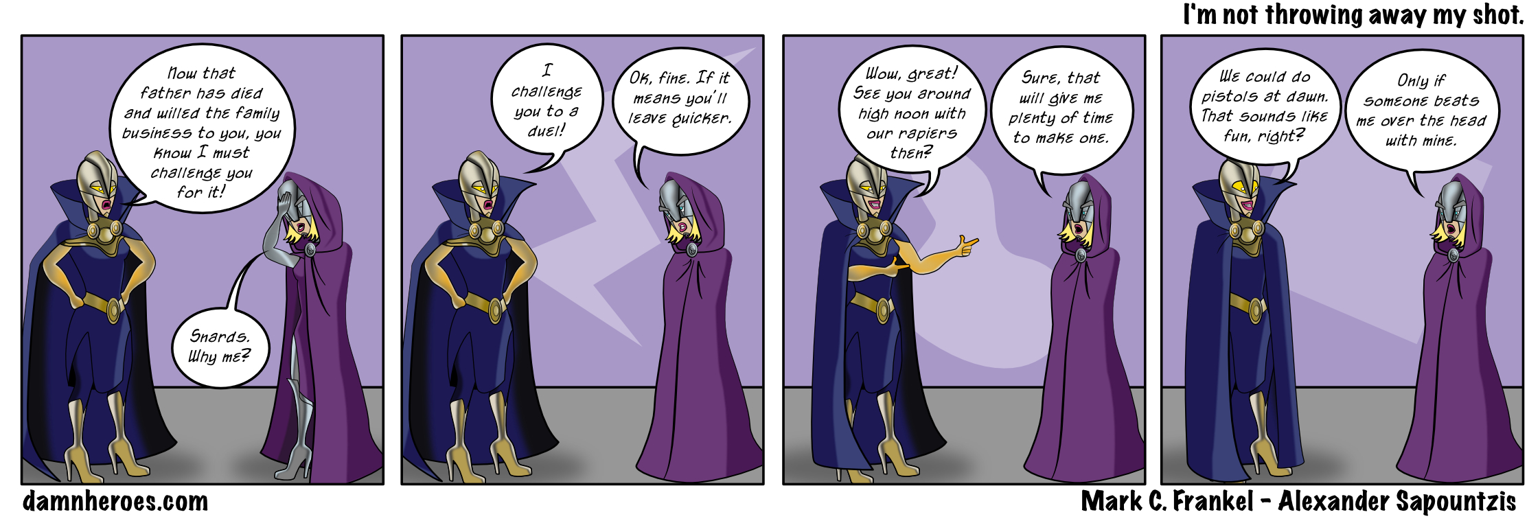 I’m not throwing away my shot.