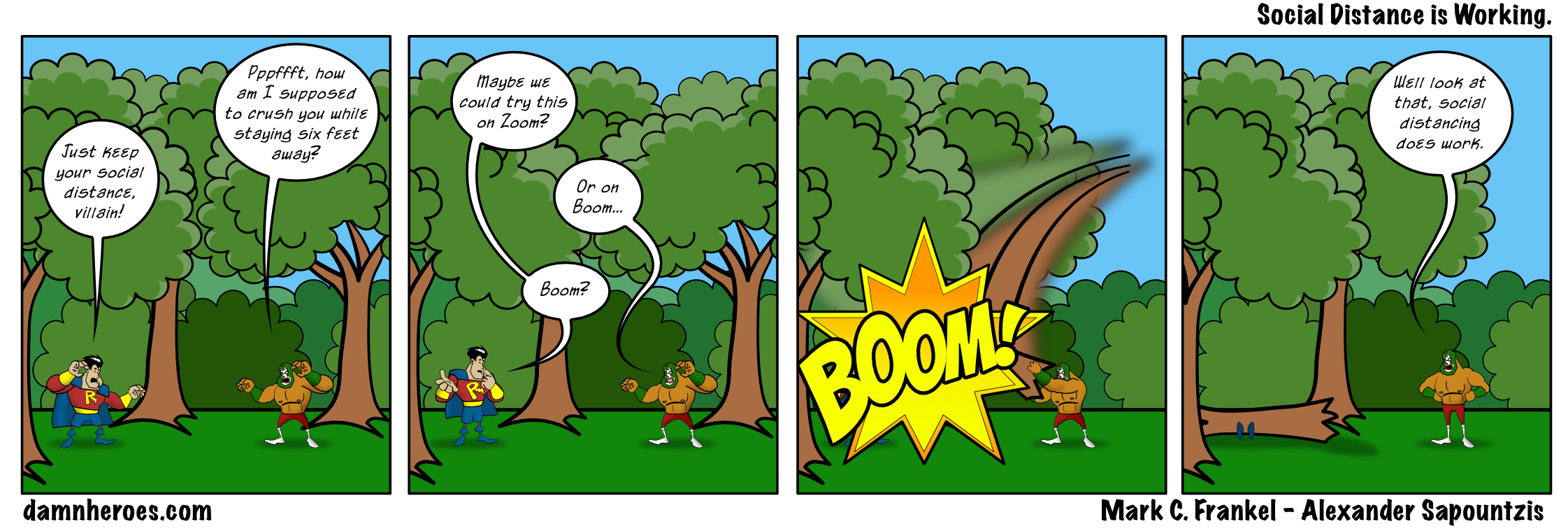 Social Distance is Working.