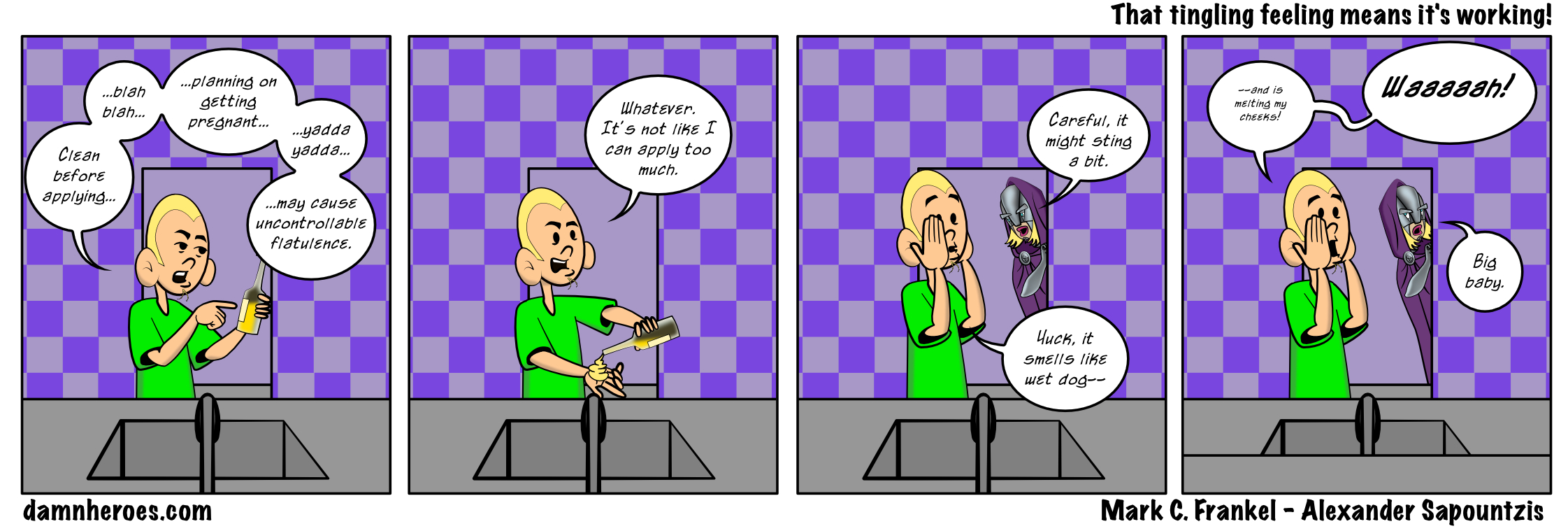 That tingling feeling means it’s working!