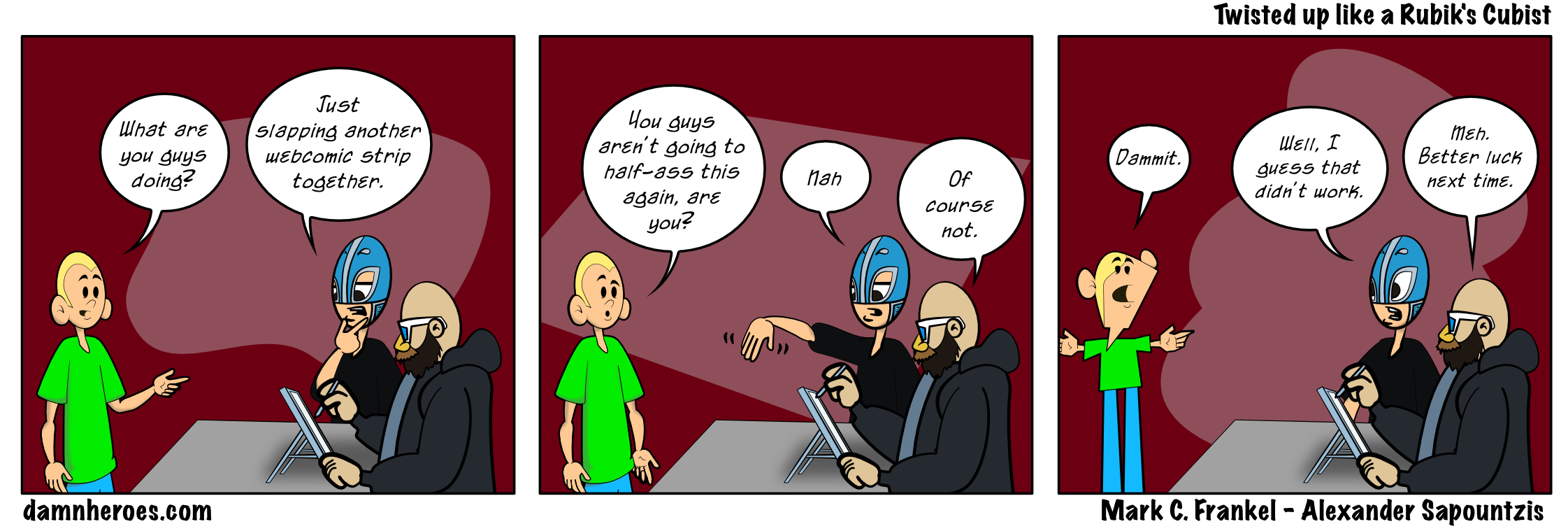 Twisted up like a Rubik’s Cubist