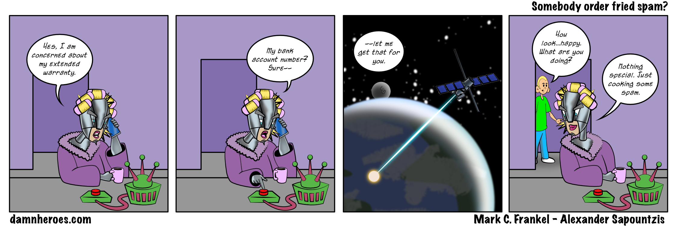 Somebody order fried spam?