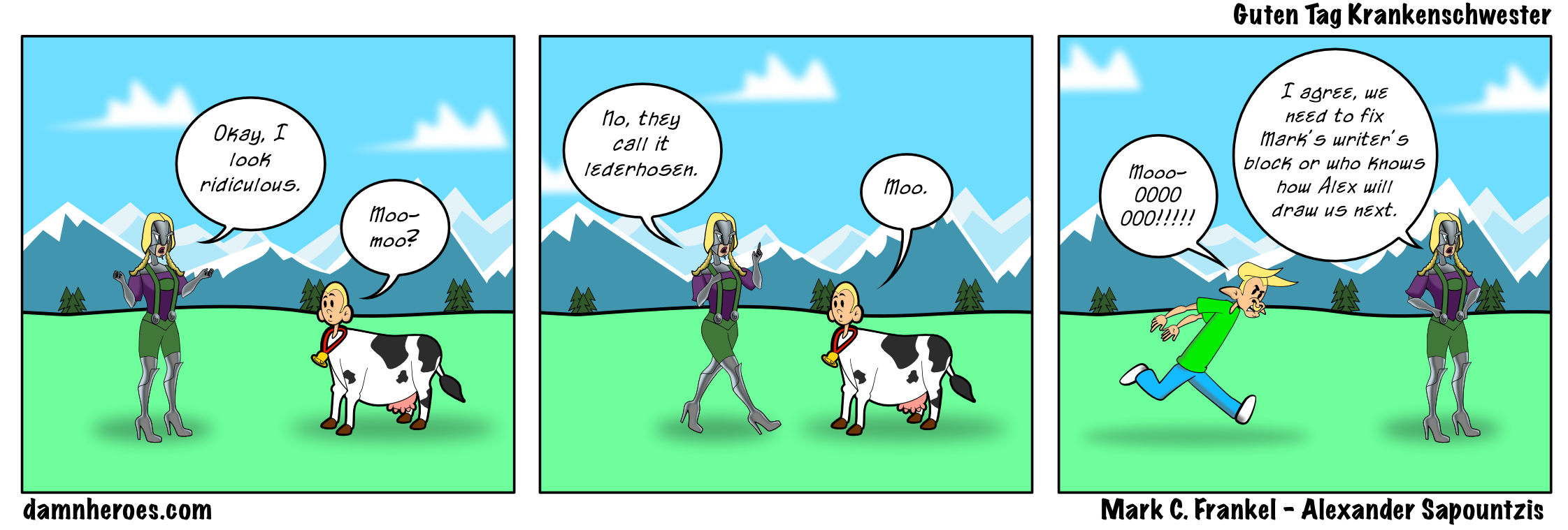 Guten Tag Krankenschwester