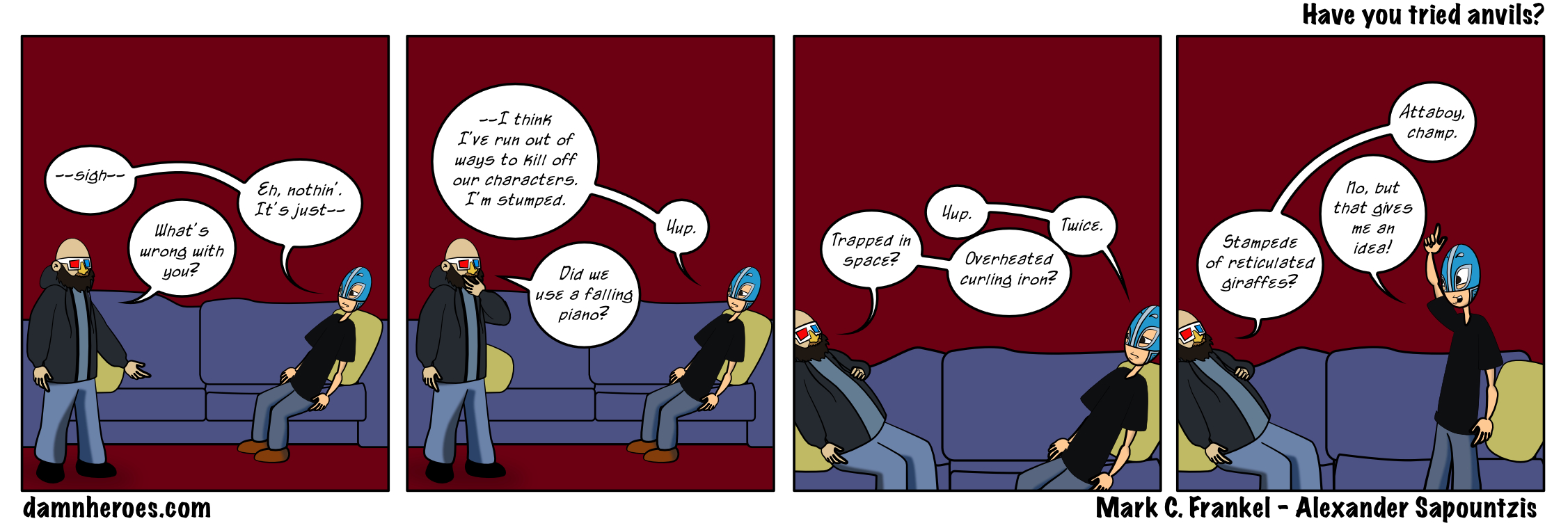 Have you tried anvils?