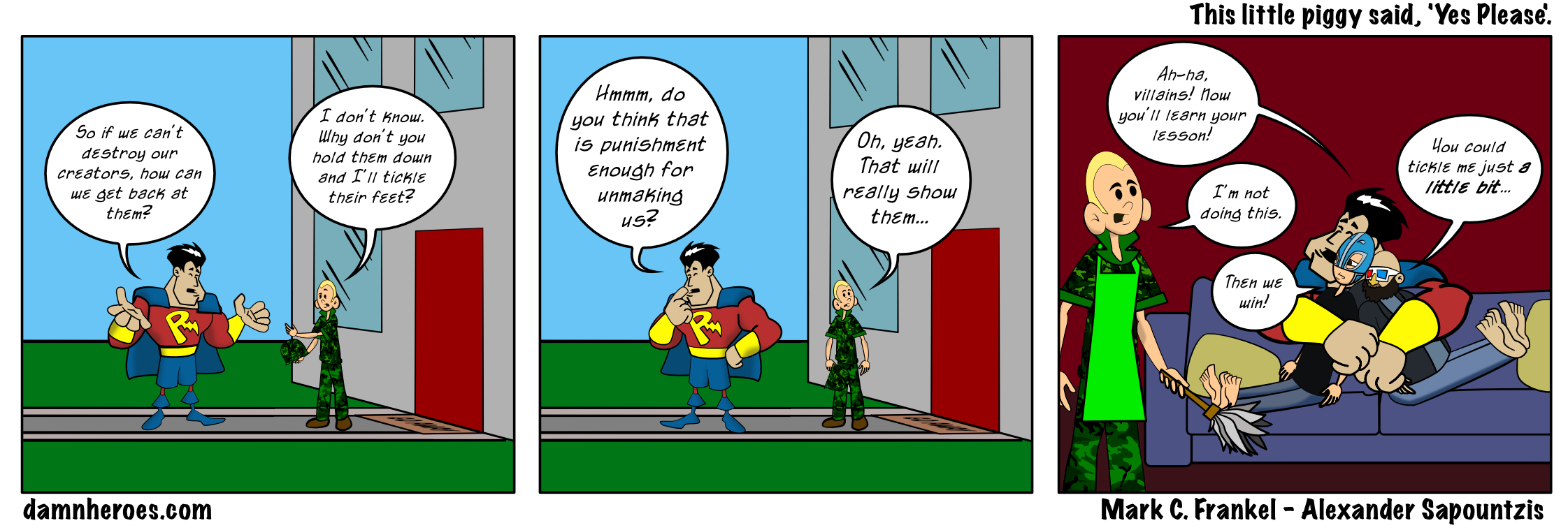 This little piggy said, ‘Yes Please’.